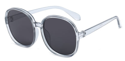 Ladies Oversize Round Frame Sunglasses - various colours