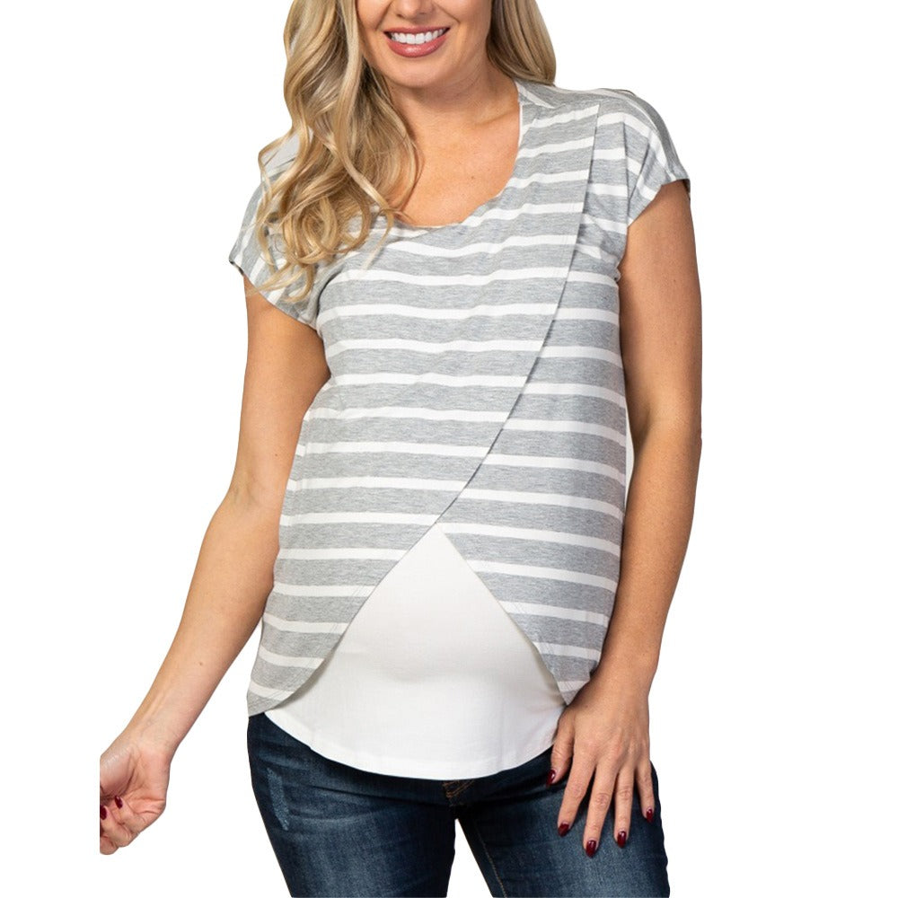 Ladies Maternity Breastfeeding Top - Mum To Be - Pregnancy