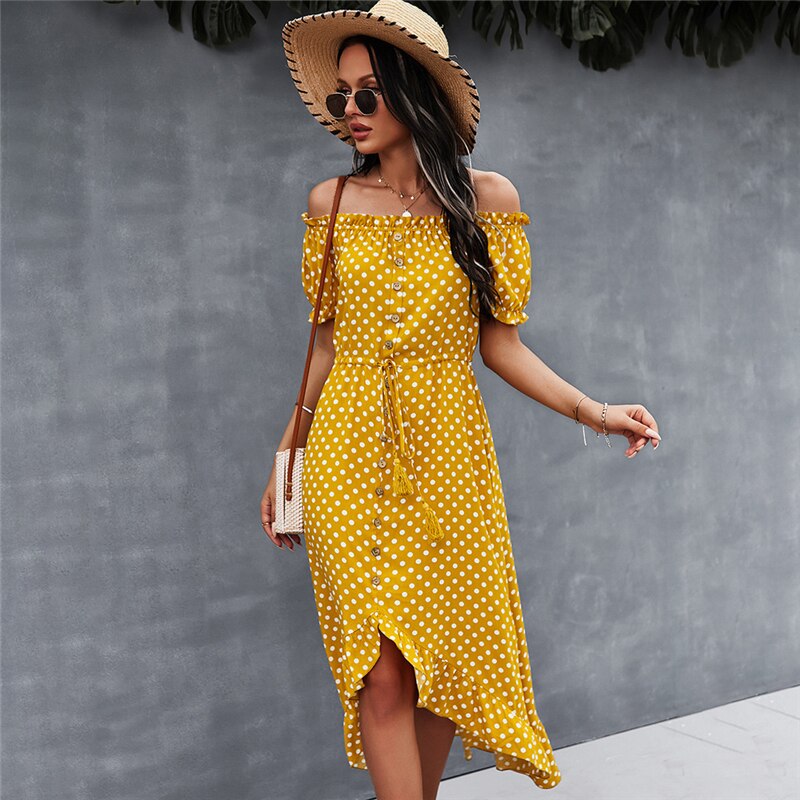 Women's Polka Dot Summer Dress