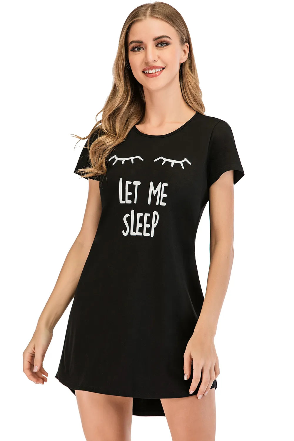 Ladie's Slogan Nightdress Pyjama