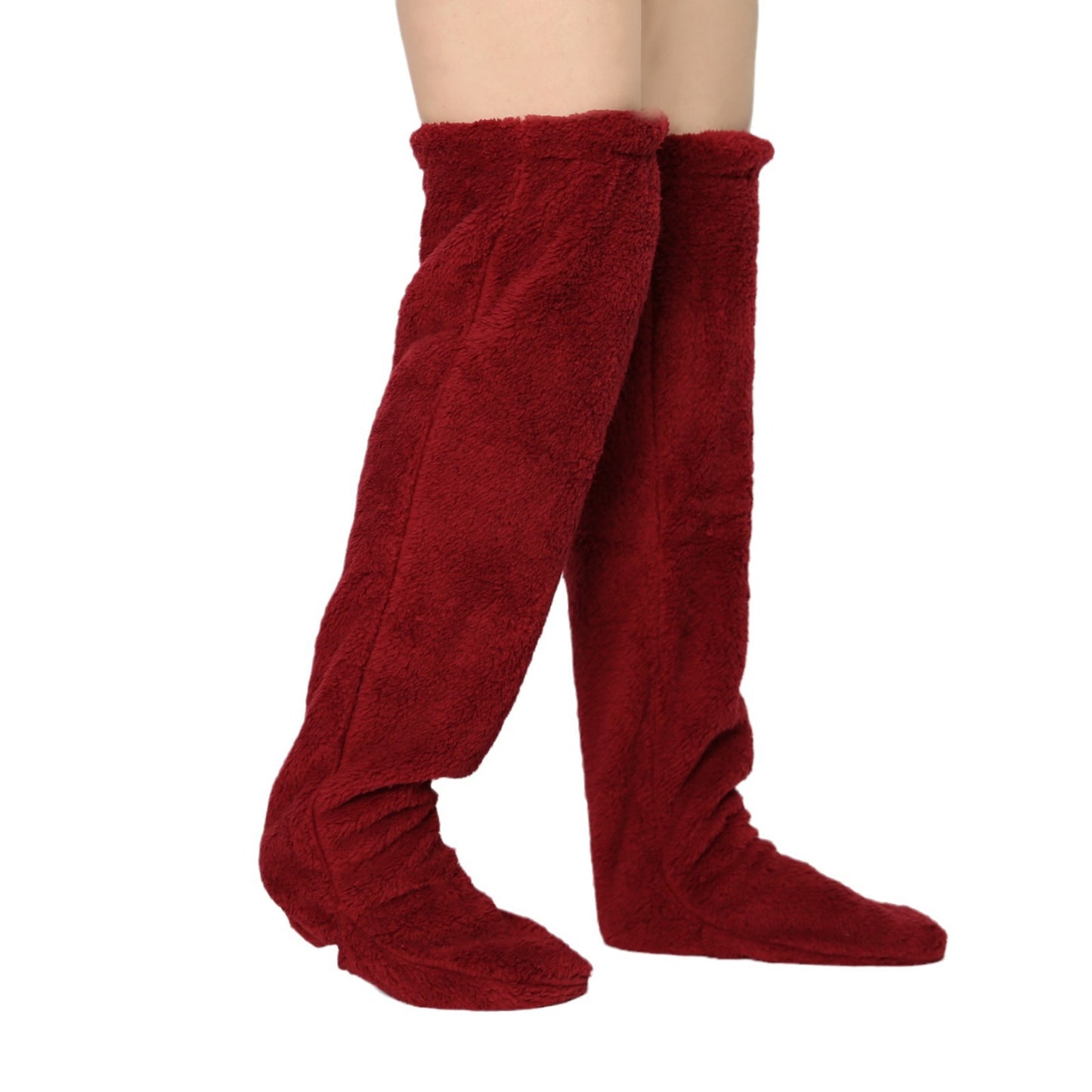 Socks Leg Warmers - Over The Knee - Thick Fleece