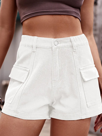 Women's High Waist Denim Shorts