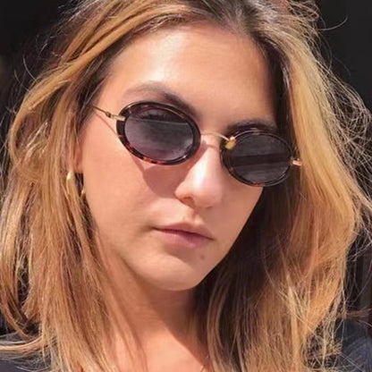 Ladies Small Frame Oval Sunglasses - various colours