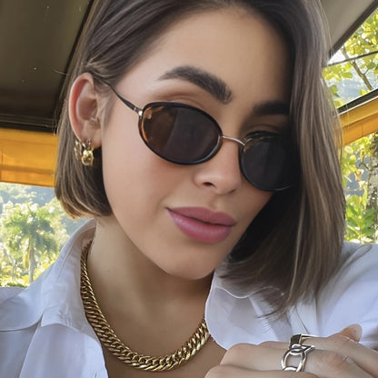 Ladies Small Frame Oval Sunglasses - various colours