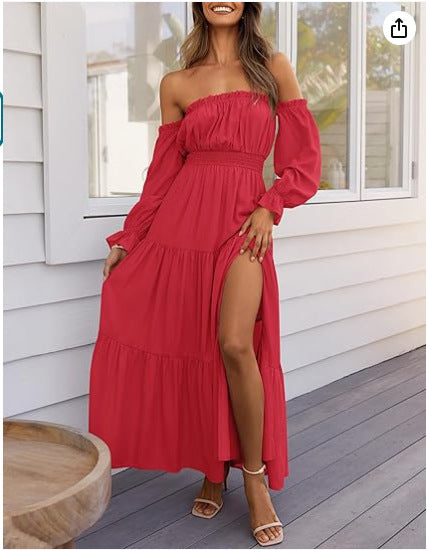Women's Dress - Off Shoulder - various colours