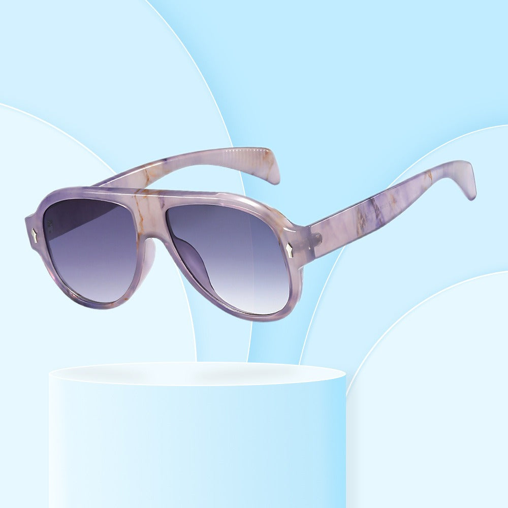 Men's Retro Pilot Sunglasses