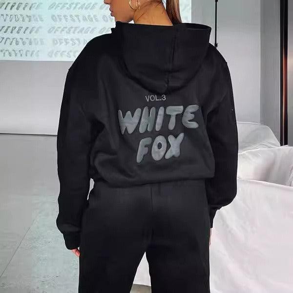 Hoodie & Tracksuit Bottom Set - White Fox - Up to 3XL - various colours