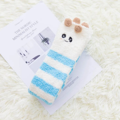 Socks - Over The Knee - Winter Fluffy Fleece