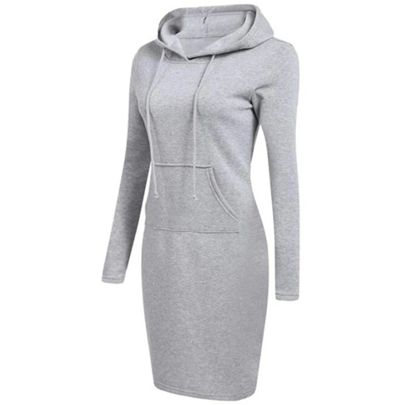 Ladies Sweatshirt Jumper Dress - various colours - S - 2XL