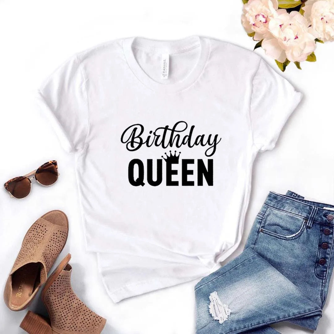 Ladies Slogan T-Shirt - Birthday - various colours - size S - 3XL