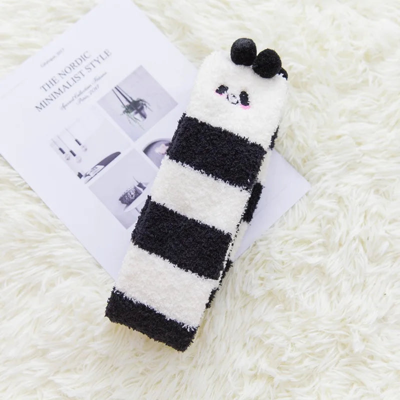Socks - Over The Knee - Winter Fluffy Fleece