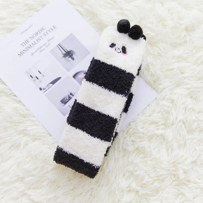 Socks - Over The Knee - Winter Fluffy Fleece