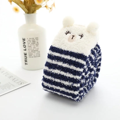 Socks - Over The Knee - Winter Fluffy Fleece