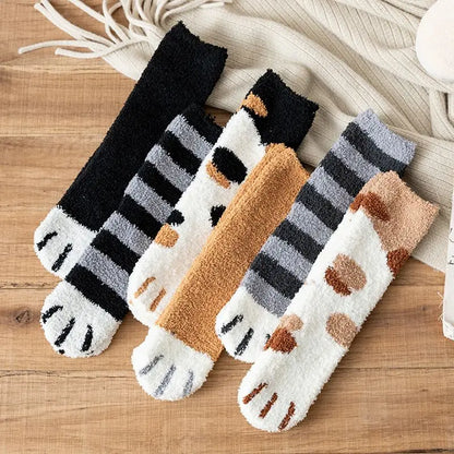 Socks - Winter Thick Fleece - Various Styles and Designs
