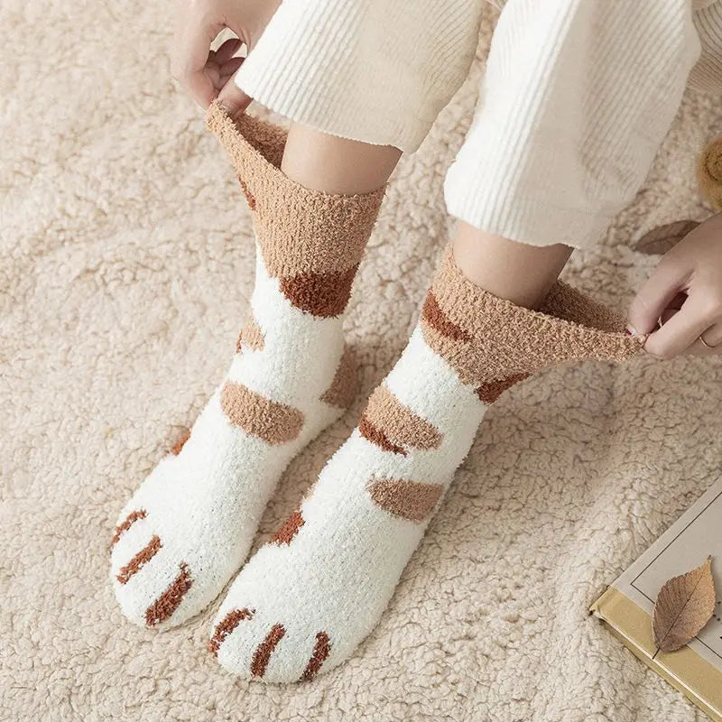 Socks - Winter Thick Fleece - Various Styles and Designs