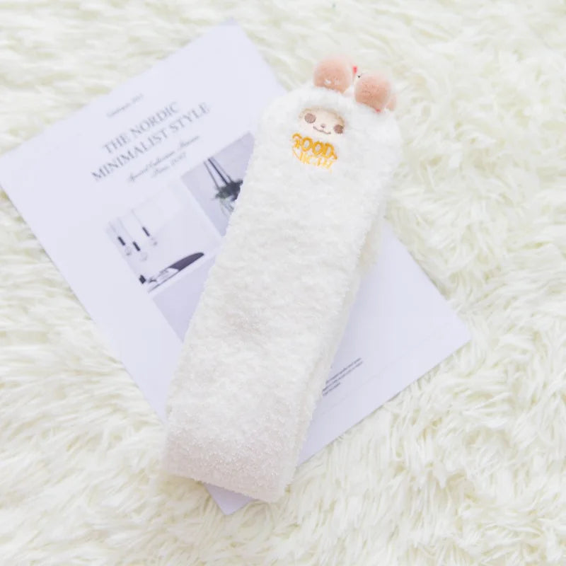 Socks - Over The Knee - Winter Fluffy Fleece