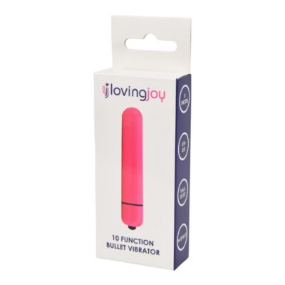 Loving Joy 10 Function Bullet Vibrator available in Pink Gold