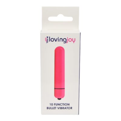 Loving Joy 10 Function Bullet Vibrator available in Pink Gold