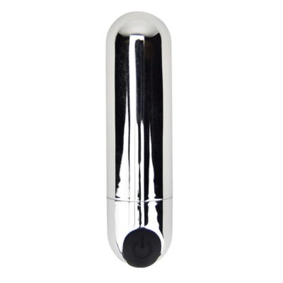 Loving Joy 10 Function Rechargeable Bullet Vibrator available in Silver Black