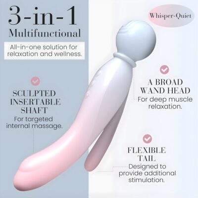 MYLO 3-in-1 Body Wand Massager Air, Earth, Fire, Water