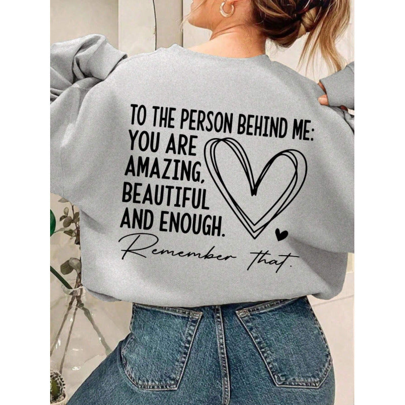 Women's Sweatshirt - You Are Amazing Beautiful And Enough