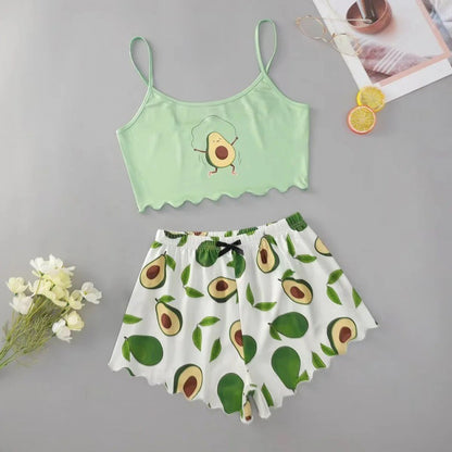 Women's Vest & Short Pyjama Sets - Various Styles/Colours