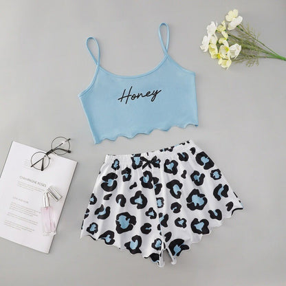 Women's Vest & Short Pyjama Sets - Various Styles/Colours
