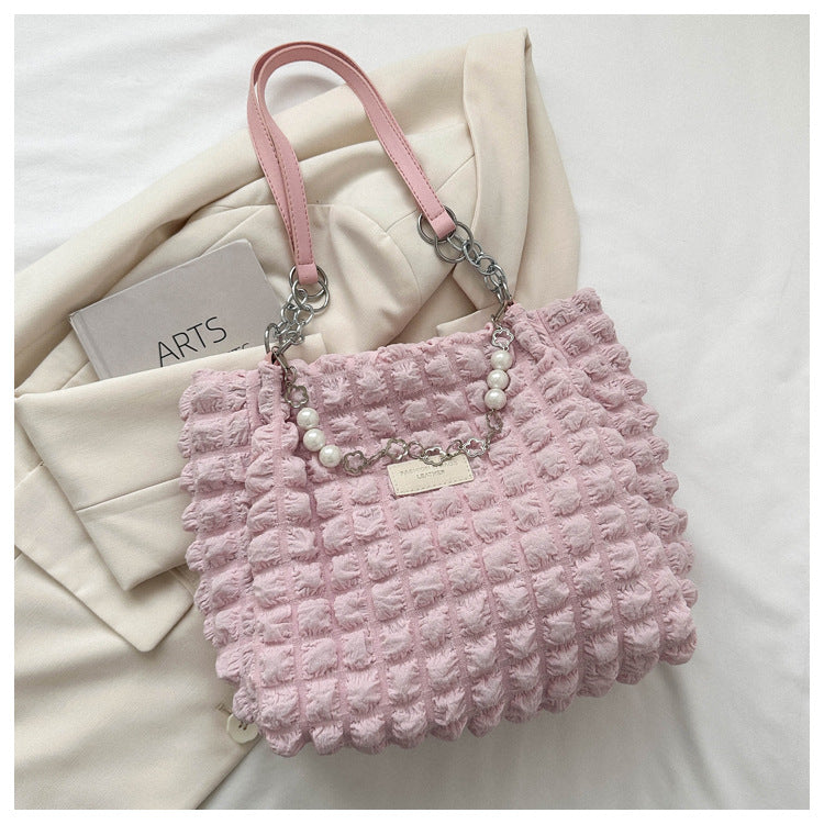 Bubble Textured Tote Bag
