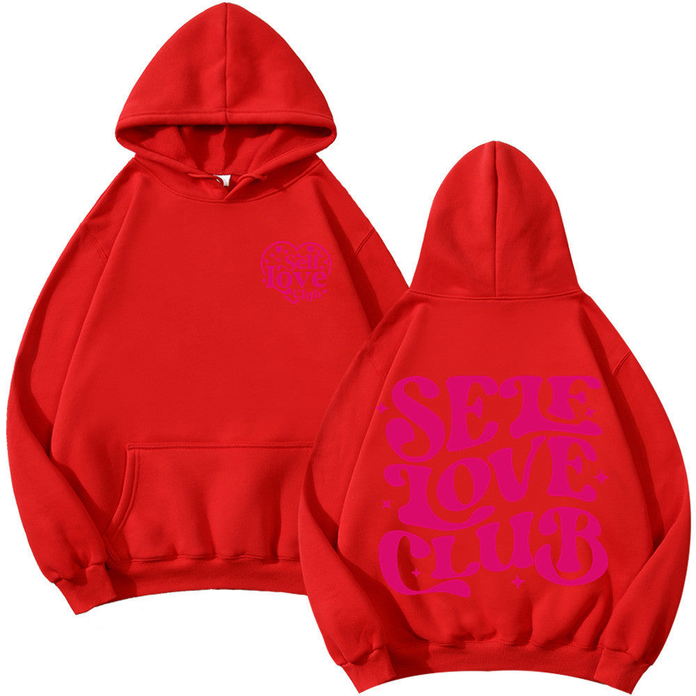 Hoodie - Self Love Club - various colours - Up To 3XL