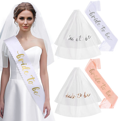 Bridal Veil & Sash Options Bride to Be Hen Party Shower