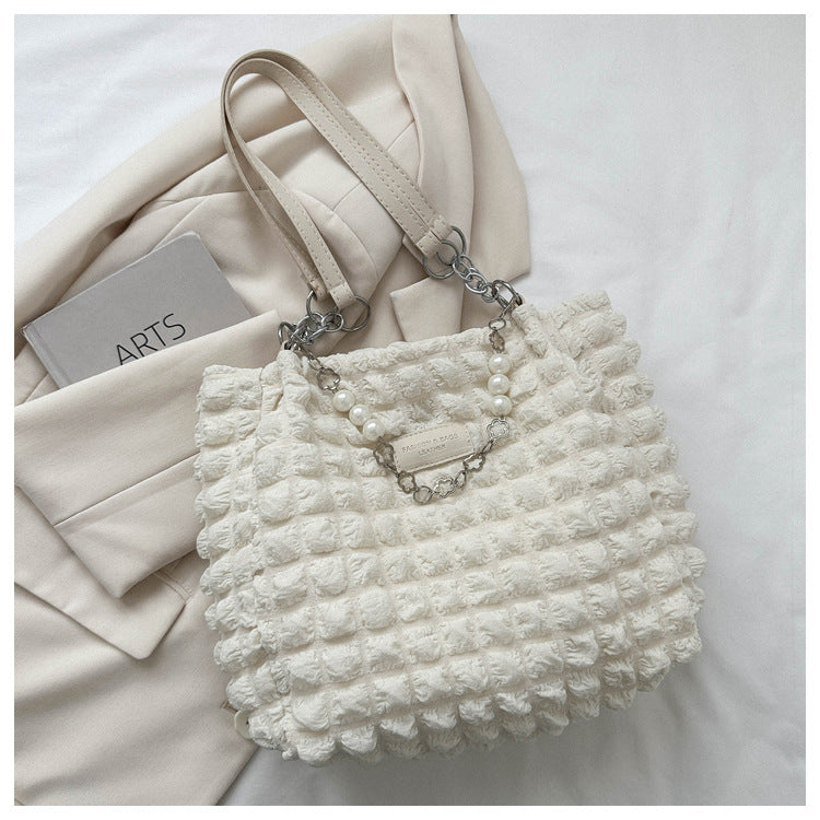 Bubble Textured Tote Bag