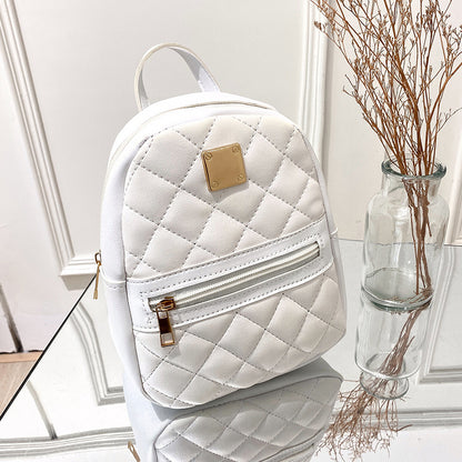 Quilted Backpack Handbag