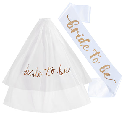 Bridal Veil & Sash Options Bride to Be Hen Party Shower
