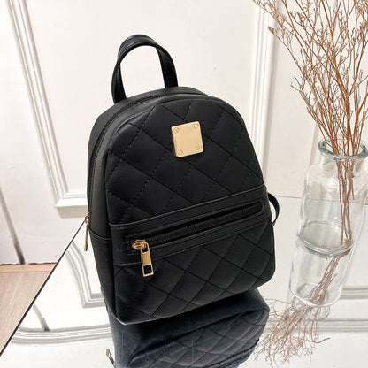 Quilted Backpack Handbag