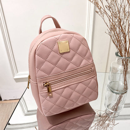 Quilted Backpack Handbag
