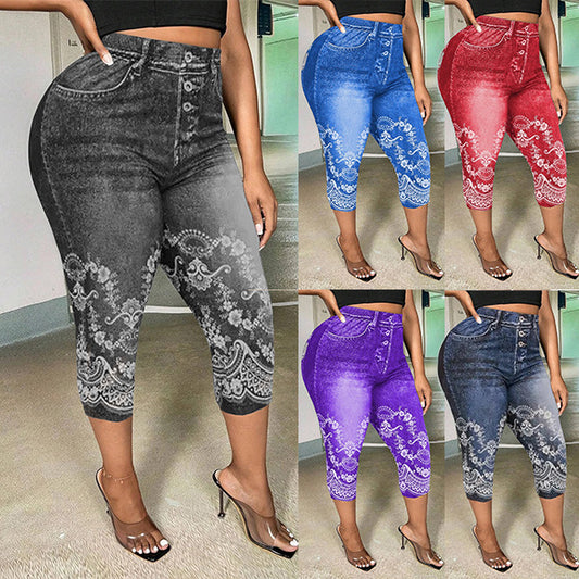 Women's Denim Legging / Jegging - Up To 5XL