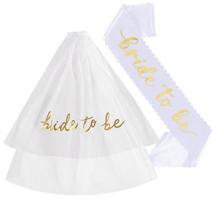 Bridal Veil & Sash Options Bride to Be Hen Party Shower