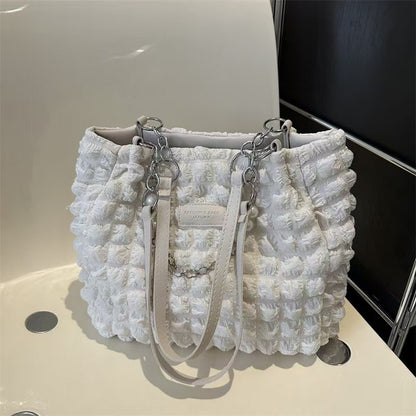 Bubble Textured Tote Bag