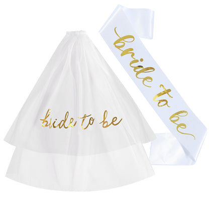 Bridal Veil & Sash Options Bride to Be Hen Party Shower