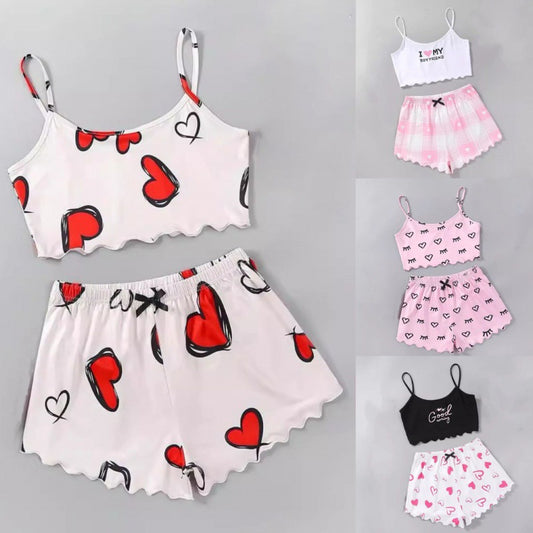 Women's Vest & Short Pyjama Sets - Various Styles/Colours