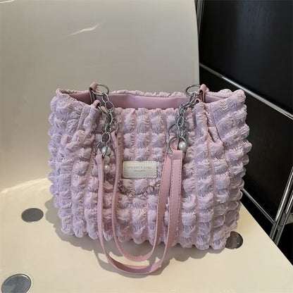 Bubble Textured Tote Bag