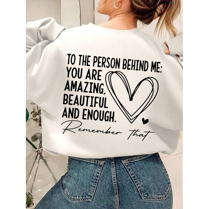 Women's Sweatshirt - You Are Amazing Beautiful And Enough