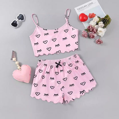 Women's Vest & Short Pyjama Sets - Various Styles/Colours