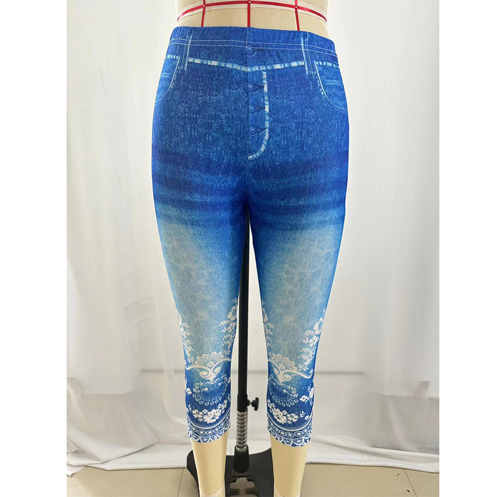 Women's Denim Legging / Jegging - Up To 5XL