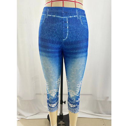 Women's Denim Legging / Jegging - Up To 5XL