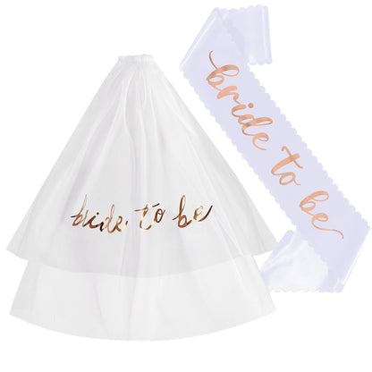 Bridal Veil & Sash Options Bride to Be Hen Party Shower