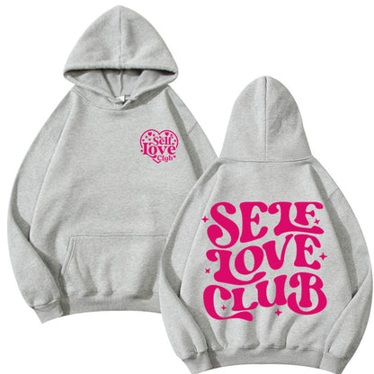 Hoodie - Self Love Club - various colours - Up To 3XL