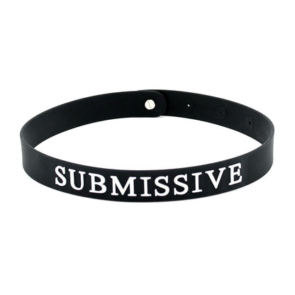 Black Silicone Collar