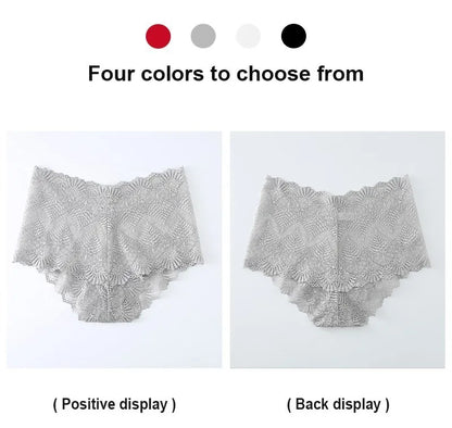 ADD - 3 pairs of Women's Lace High Waist Briefs