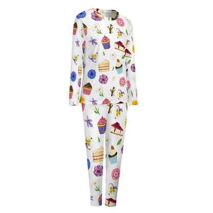 Women's Pyjama Set - Top & Trousers - Cupcake